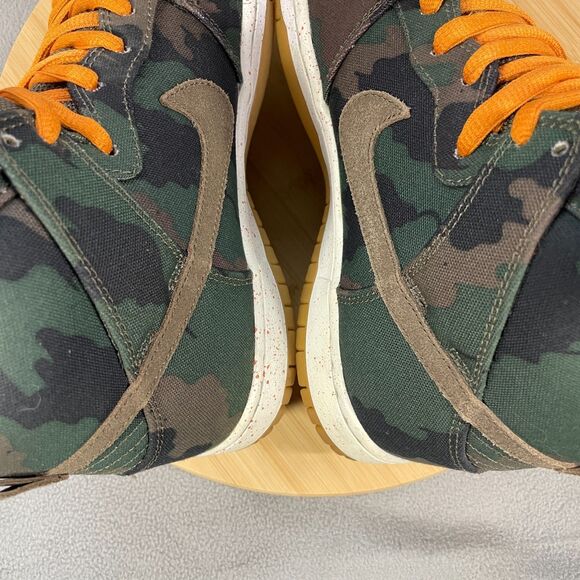 Nike SB Dunk High FiveOne0 510 Camo Mens Size 8 Pre-Owned Shoes 646552-037 main image 8